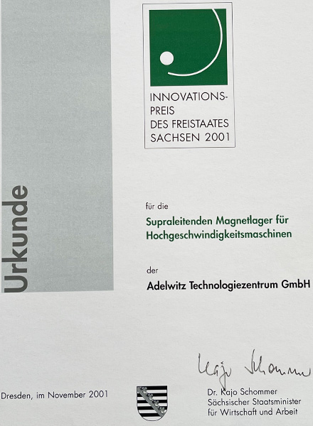 Price of innovation of superconducting high-speed bearings